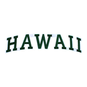 Varsity State Name Hawaii in Multicolor Embroidery Patch