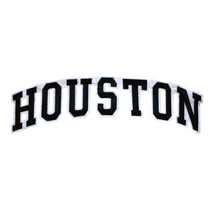 Varsity State Name Houston in Multicolor Embroidery Patch