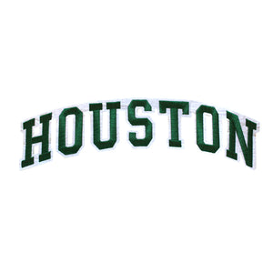 Varsity State Name Houston in Multicolor Embroidery Patch