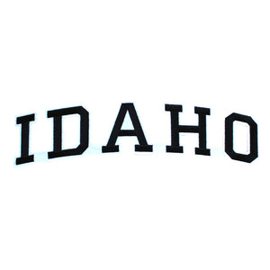 Varsity State Name Idaho in Multicolor Embroidery Patch