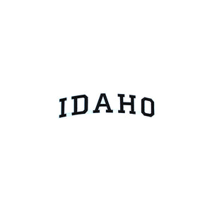 Varsity State Name Idaho in Multicolor Embroidery Patch