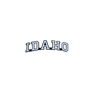 Varsity State Name Idaho in Multicolor Embroidery Patch