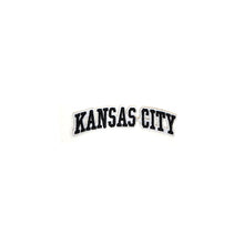 Load image into Gallery viewer, Varsity City Name Kansas City in Multicolor Embroidery Patch
