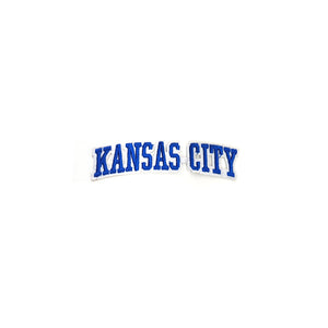 Varsity City Name Kansas City in Multicolor Embroidery Patch