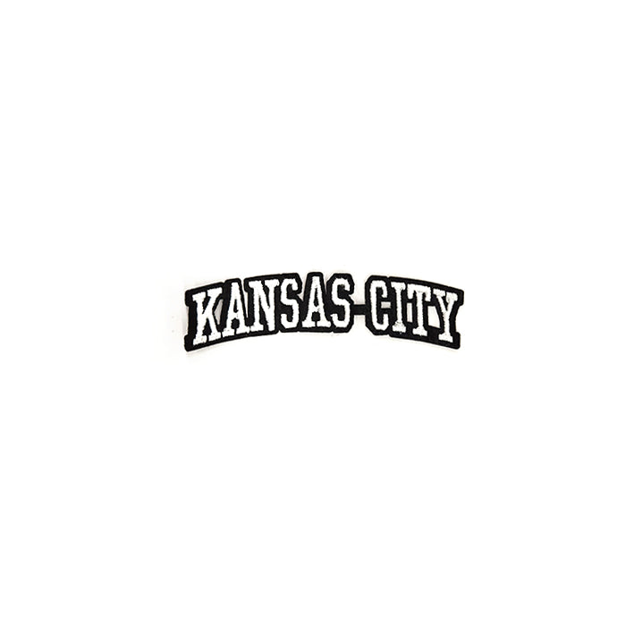 Varsity City Name Kansas City in Multicolor Embroidery Patch