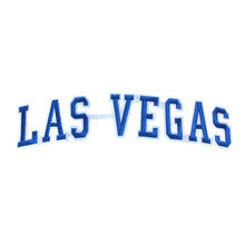 Load image into Gallery viewer, Varsity City Name Las Vegas in Multicolor Embroidery Patch
