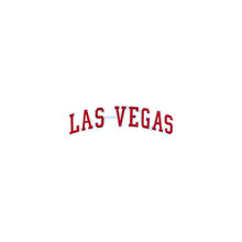 Load image into Gallery viewer, Varsity City Name Las Vegas in Multicolor Embroidery Patch
