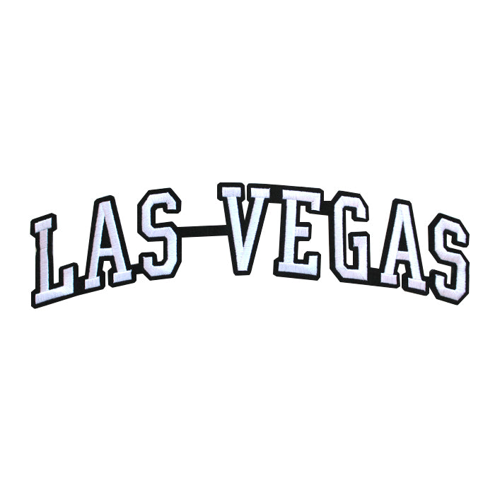 Varsity City Name Las Vegas in Multicolor Embroidery Patch