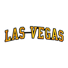 Load image into Gallery viewer, Varsity City Name Las Vegas in Multicolor Embroidery Patch
