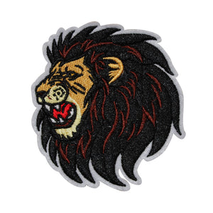 Lion Face Embroidery Patch