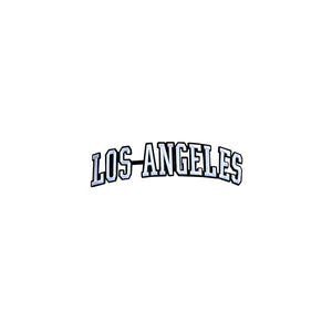 Varsity City Name Los Angeles in Multicolor Embroidery Patch