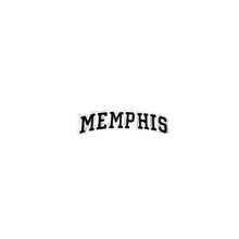 Load image into Gallery viewer, Varsity City Name Memphis in Multicolor Embroidery Patch
