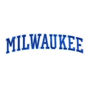 Varsity City Name Milwaukee in Multicolor Embroidery Patch