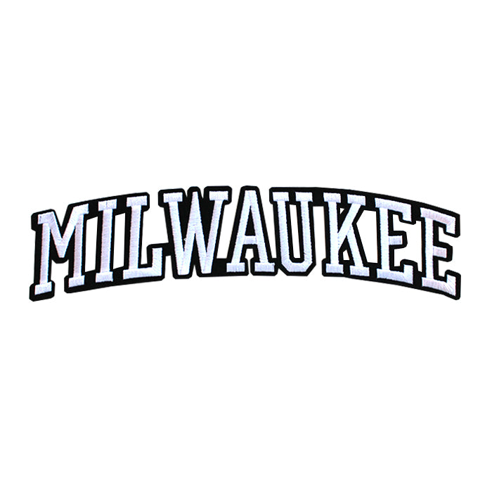 Varsity City Name Milwaukee in Multicolor Embroidery Patch