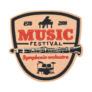 ESTD 2008 Music Festival Symphonic Orchestra Embroidery Patch