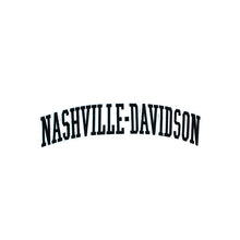 Load image into Gallery viewer, Varsity City Name Nashville Davison in Multicolor Embroidery Patch
