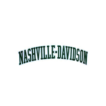 Load image into Gallery viewer, Varsity City Name Nashville Davison in Multicolor Embroidery Patch
