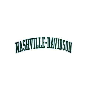 Varsity City Name Nashville Davison in Multicolor Embroidery Patch