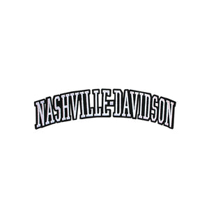 Varsity City Name Nashville Davison in Multicolor Embroidery Patch