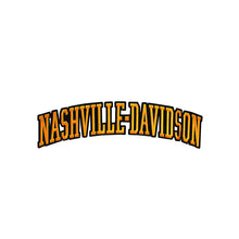 Load image into Gallery viewer, Varsity City Name Nashville Davison in Multicolor Embroidery Patch
