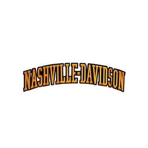 Varsity City Name Nashville Davison in Multicolor Embroidery Patch