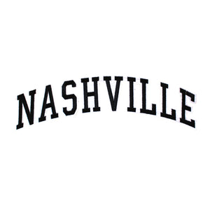 Varsity City Name Nashville in Multicolor Embroidery Patch