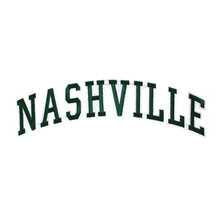 Load image into Gallery viewer, Varsity City Name Nashville in Multicolor Embroidery Patch
