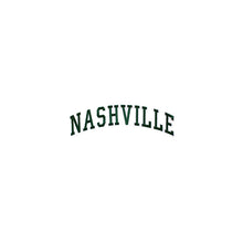 Load image into Gallery viewer, Varsity City Name Nashville in Multicolor Embroidery Patch
