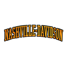 Load image into Gallery viewer, Varsity City Name Nashville Davison in Multicolor Embroidery Patch
