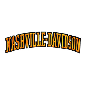 Varsity City Name Nashville Davison in Multicolor Embroidery Patch