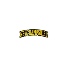 Load image into Gallery viewer, Varsity State Name New Hampshire in Multicolor Embroidery Patch
