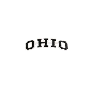 Varsity State Name Ohio in Multicolor Embroidery Patch