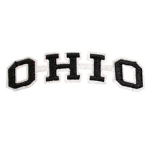 Load image into Gallery viewer, Varsity State Name Ohio in Multicolor Embroidery Patch
