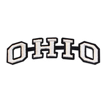 Load image into Gallery viewer, Varsity State Name Ohio in Multicolor Embroidery Patch
