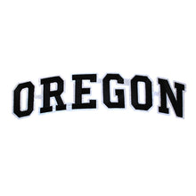 Load image into Gallery viewer, Varsity State Name Oregon in Multicolor Embroidery Patch
