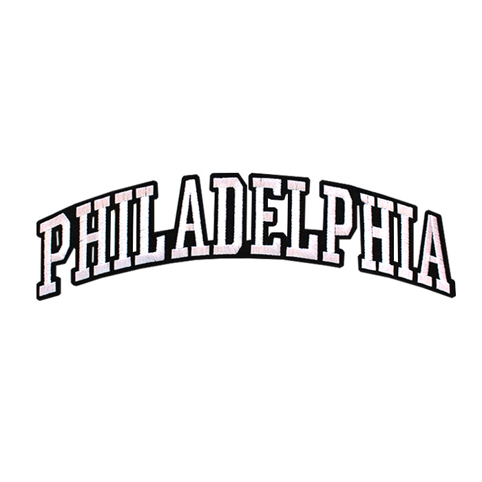 Varsity City Name Philadelphia in Multicolor Embroidery Patch