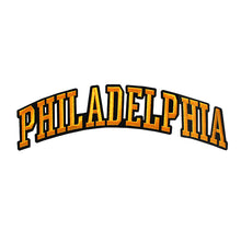 Load image into Gallery viewer, Varsity City Name Philadelphia in Multicolor Embroidery Patch
