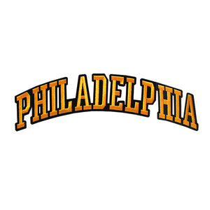 Varsity City Name Philadelphia in Multicolor Embroidery Patch