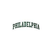 Load image into Gallery viewer, Varsity City Name Philadelphia in Multicolor Embroidery Patch
