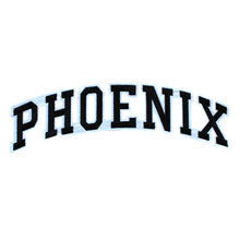 Load image into Gallery viewer, Varsity City Name Phoenix in Multicolor Embroidery Patch
