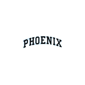 Varsity City Name Phoenix in Multicolor Embroidery Patch