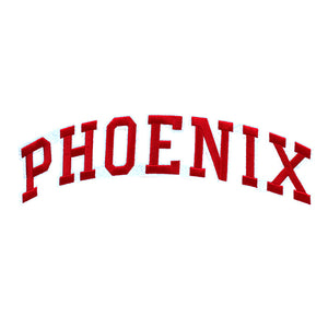 Varsity City Name Phoenix in Multicolor Embroidery Patch