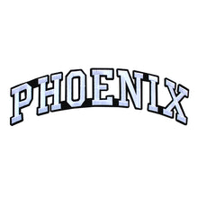 Load image into Gallery viewer, Varsity City Name Phoenix in Multicolor Embroidery Patch
