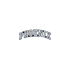 Varsity City Name Phoenix in Multicolor Embroidery Patch