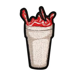 Splash Soda Cup in Multicolor Embroidery Patches