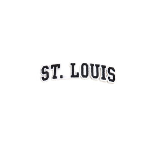 Varsity City Name St. Louis in Multicolor Embroidery Patch