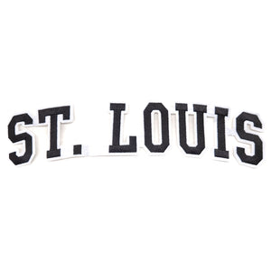 Varsity City Name St. Louis in Multicolor Embroidery Patch