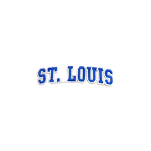 Load image into Gallery viewer, Varsity City Name St. Louis in Multicolor Embroidery Patch
