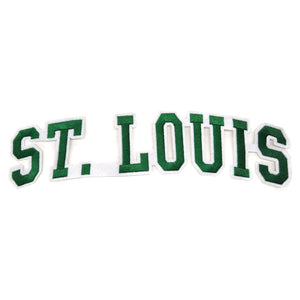 Varsity City Name St. Louis in Multicolor Embroidery Patch