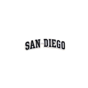 Varsity City Name San Diego in Multicolor Embroidery Patch